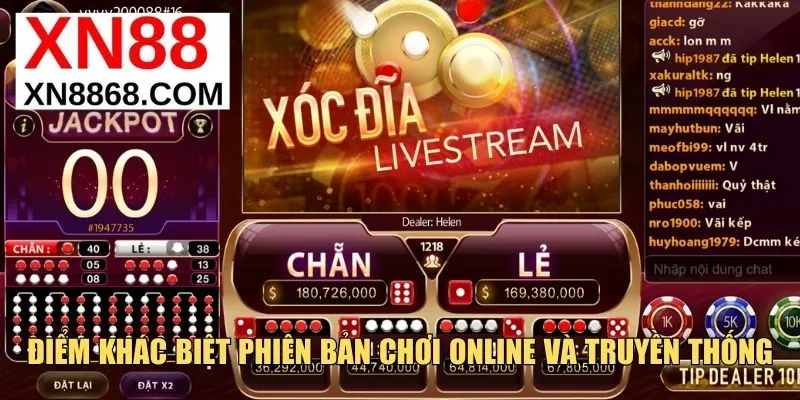 Điểm khác biệt phiên bản chơi online và truyền thống